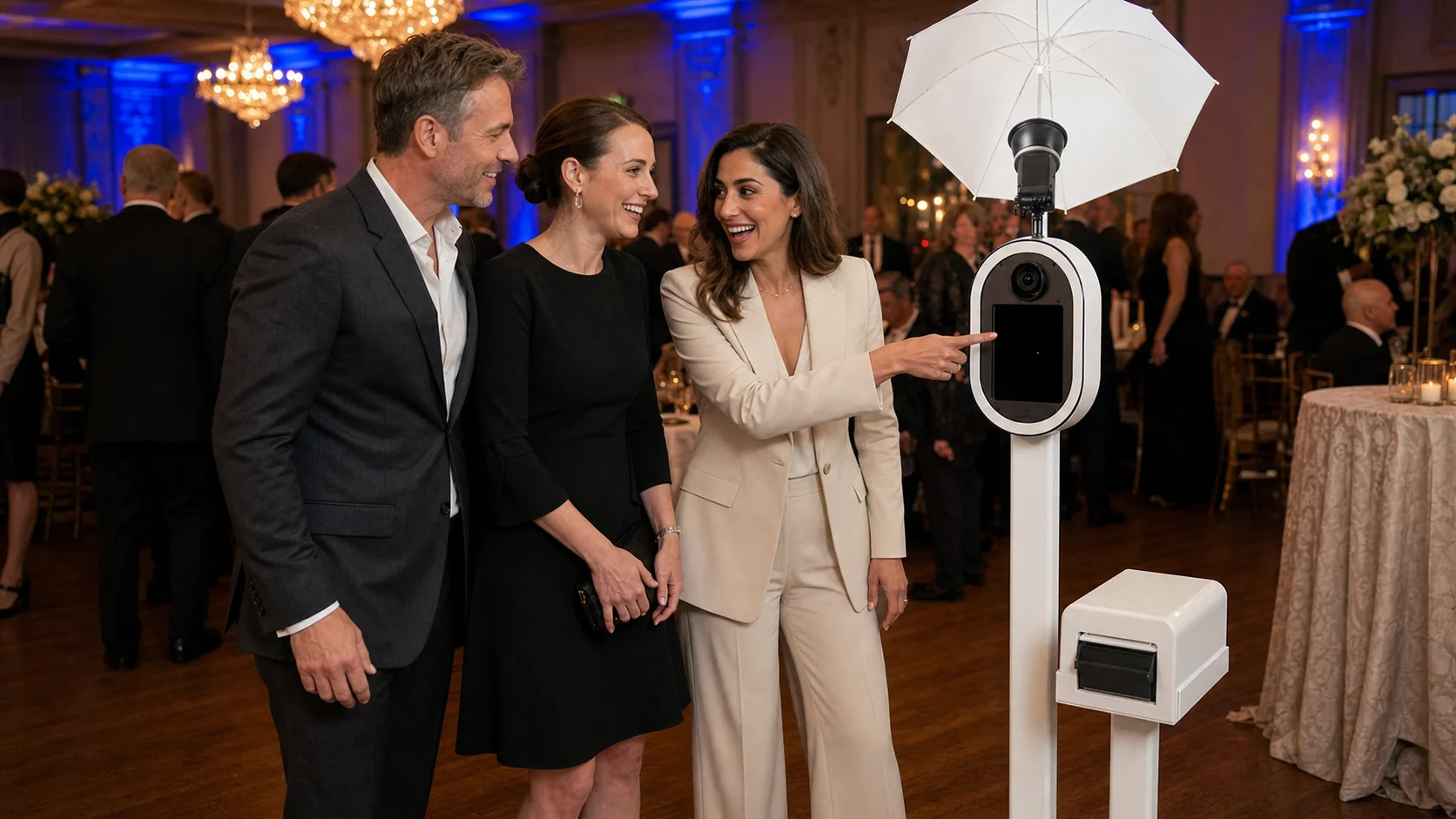 Colleagues at a corporate gala